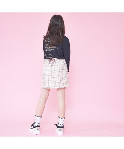 algy（アルジー）の「トレーナーロンT（Tシャツ/カットソー・キッズ・ミント/オフホワイト/ブラック・XXX-SMALL/XX-SMALL/X-SMALL/MEDIUM/SMALL）」の5枚目の写真