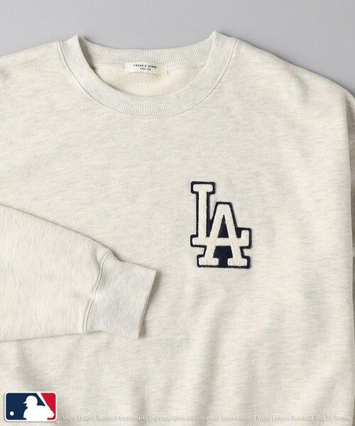 FREAK'S STORE(フリークスストア)の「MLB × FREAK'S STORE/エムエルビー/メジャーリーグベースボール MLB LA裏毛クルーネックスウェット(スウェット・レディース・ナチュラル/グレー/ブラック/ネイビー・フリ-)」の10枚目の写真