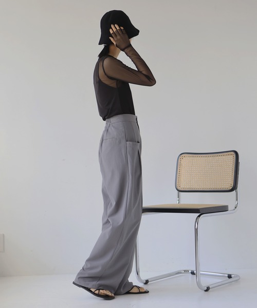 hellam（へラム）の「タイダイ柄 シアートップス（その他トップス・レディース・ベージュ/ブラック/グレー・FREE）」の14枚目の写真