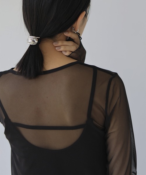 hellam（へラム）の「タイダイ柄 シアートップス（その他トップス・レディース・ベージュ/ブラック/グレー・FREE）」の16枚目の写真