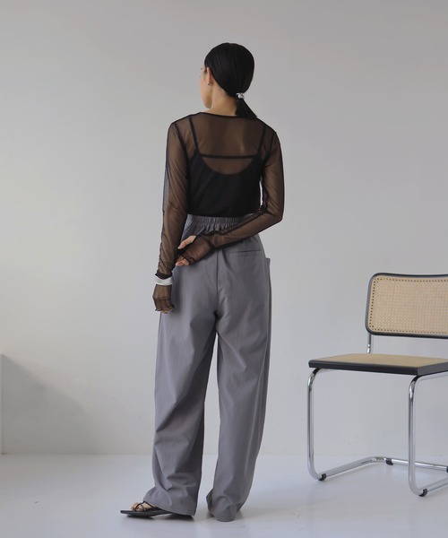 hellam（へラム）の「タイダイ柄 シアートップス（その他トップス・レディース・ベージュ/ブラック/グレー・FREE）」の18枚目の写真