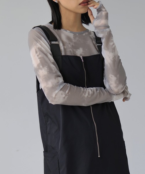 hellam（へラム）の「タイダイ柄 シアートップス（その他トップス・レディース・ベージュ/ブラック/グレー・FREE）」の19枚目の写真