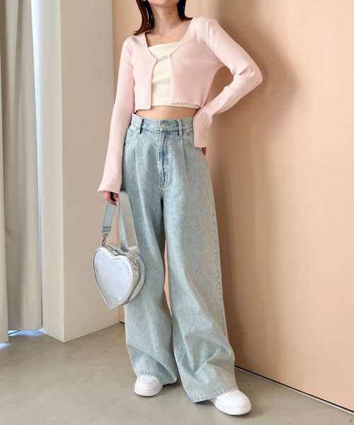 Heather(ヘザー)の「ステッチハートBAG 190667(ショルダーバッグ・レディース・ブラック/オフホワイト/シルバー・ONE SIZE)」の18枚目の写真