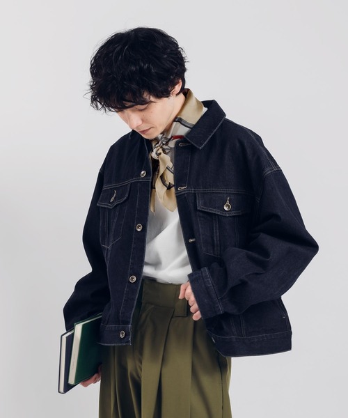 MUHET(ミュエータ)の「【セットアップ可能】デニムジャケット(デニムジャケット・レディース・ブルー/ネイビー・X-LARGE/MEDIUM)」の22枚目の写真