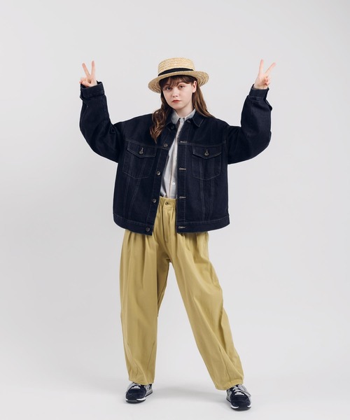 MUHET(ミュエータ)の「【セットアップ可能】デニムジャケット(デニムジャケット・レディース・ブルー/ネイビー・X-LARGE/MEDIUM)」の21枚目の写真