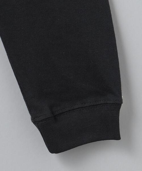 6（ROKU）　ロク　Sheer Slub T-shirts ブラック 6（ロク）の「＜6(ROKU)＞SHEER RAGLAN SLEEVE T-SHIRT/Tシャツ