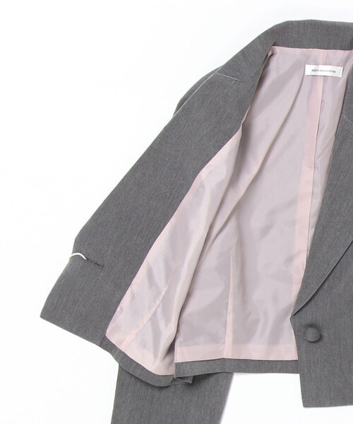 MIRO AMURETTE GRISE CROPPED JACKET