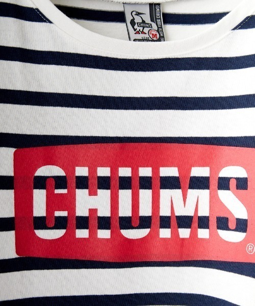 CHUMS（チャムス）の「[CHUMS/チャムス] チャムスロゴプリント Tシャツワンピ―ス（ワンピース・レディース・ブラック/ホワイト・L）」の4枚目の写真
