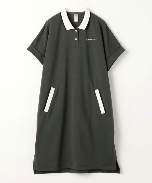 179/WG（イチナナキュウダブルジー）の「ポロシャツワンピース（ワンピース・レディース・グリーン/ブラック/ブルー・MEDIUM）」の4枚目の写真