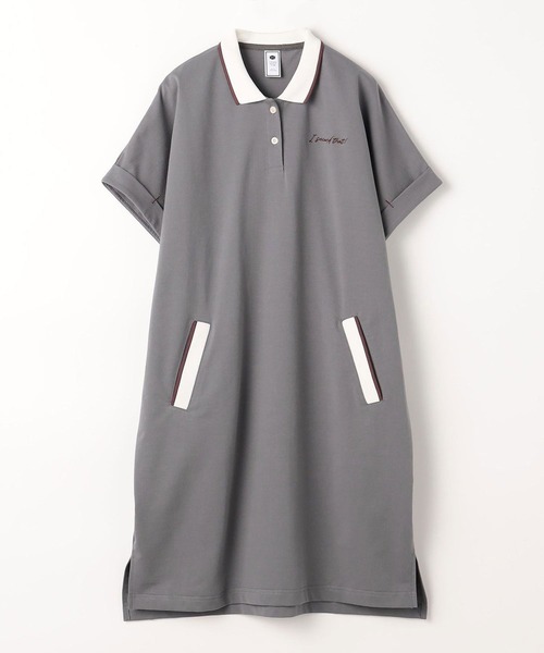 179/WG（イチナナキュウダブルジー）の「ポロシャツワンピース（ワンピース・レディース・グリーン/ブラック/ブルー・MEDIUM）」の6枚目の写真