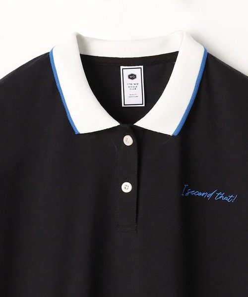 179/WG（イチナナキュウダブルジー）の「ポロシャツワンピース（ワンピース・レディース・グリーン/ブラック/ブルー・MEDIUM）」の8枚目の写真