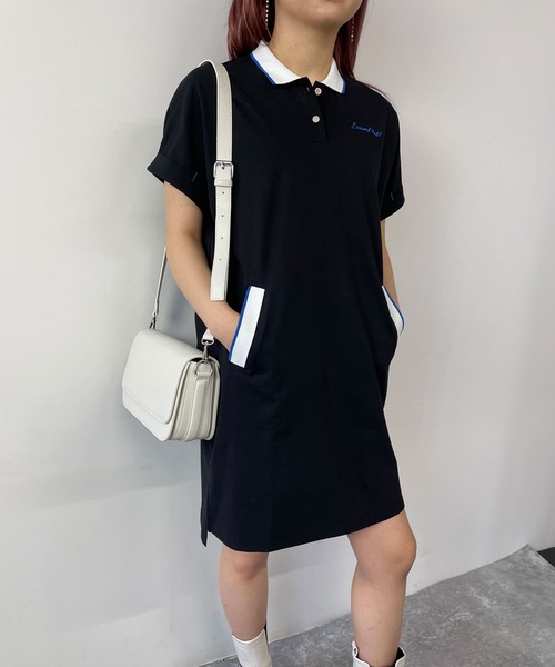 179/WG（イチナナキュウダブルジー）の「ポロシャツワンピース（ワンピース・レディース・グリーン/ブラック/ブルー・MEDIUM）」の16枚目の写真