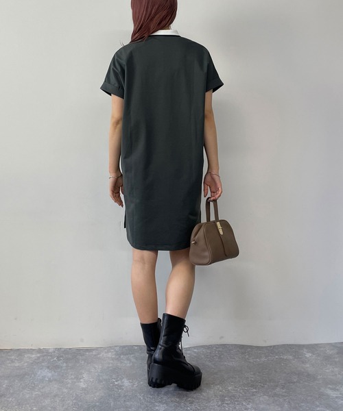 179/WG（イチナナキュウダブルジー）の「ポロシャツワンピース（ワンピース・レディース・グリーン/ブラック/ブルー・MEDIUM）」の18枚目の写真