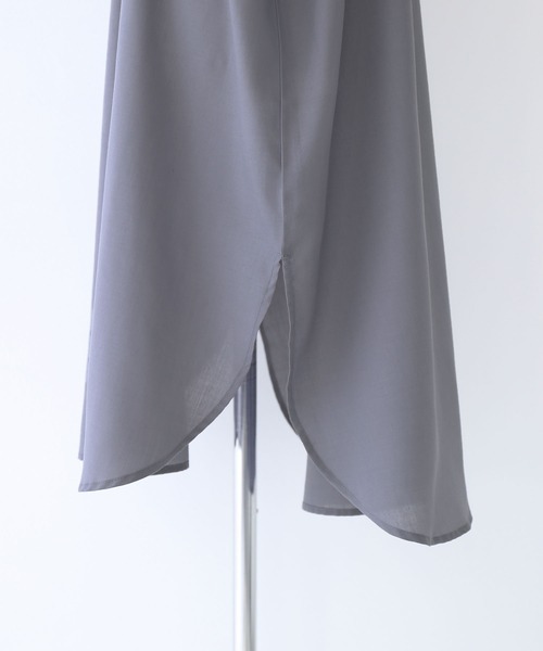 n'OrLABEL（ノアールレーベル）の「『スキッパーチュニック丈シャツブラウス』（シャツ/ブラウス・レディース・オフホワイト/ブラック/グレー/イエロー・FREE）」の21枚目の写真