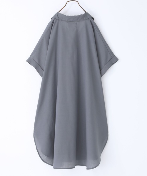 n'OrLABEL（ノアールレーベル）の「『スキッパーチュニック丈シャツブラウス』（シャツ/ブラウス・レディース・オフホワイト/ブラック/グレー/イエロー・FREE）」の22枚目の写真