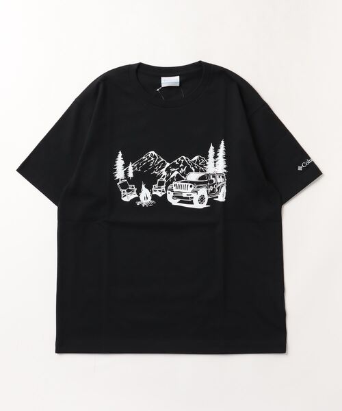 Columbia(コロンビア)の「コロンビア ヤハラフォレストショートスリーブTシャツ(Tシャツ/カットソー・メンズ・オフホワイト/ネイビー/サンドグレー/ブラック・L/M/S/LL)」の3枚目の写真