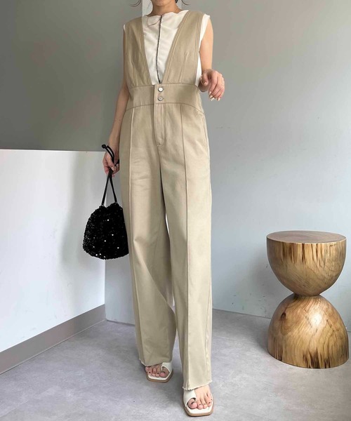 AGAWD❤️サロペット AGAWD（アガウド）の「〈AgAwd/アガウド〉ワイドサロペット