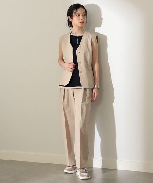 専用 Demi-Luxe BEAMS シアサッカーオールインワン Demi-Luxe BEAMS（デミルクス ビームス）の「シアサッカー