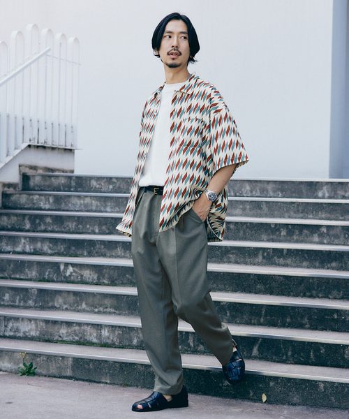 JOURNAL STANDARD(ジャーナルスタンダード)の「オクタワルツカルゼ タックインパンツ(スラックス・メンズ・チャコールグレー/ブラック/ベージュ/アイボリー・SMALL/MEDIUM/LARGE)」の21枚目の写真