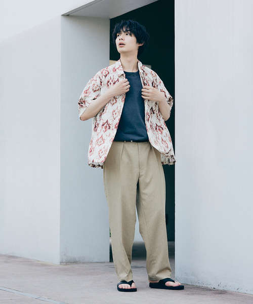 JOURNAL STANDARD(ジャーナルスタンダード)の「オクタワルツカルゼ タックインパンツ(スラックス・メンズ・チャコールグレー/ブラック/ベージュ/アイボリー・SMALL/MEDIUM/LARGE)」の19枚目の写真