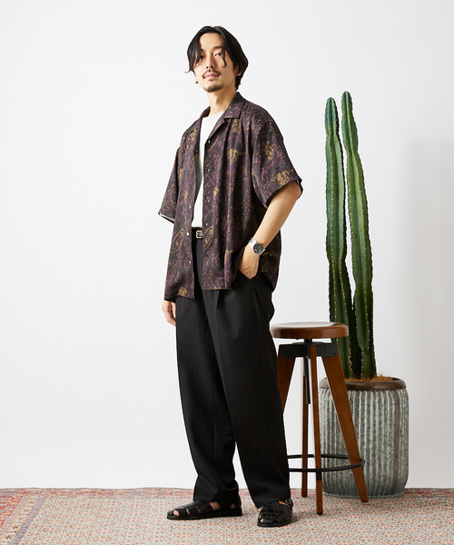 JOURNAL STANDARD(ジャーナルスタンダード)の「オクタワルツカルゼ タックインパンツ(スラックス・メンズ・チャコールグレー/ブラック/ベージュ/アイボリー・SMALL/MEDIUM/LARGE)」の11枚目の写真