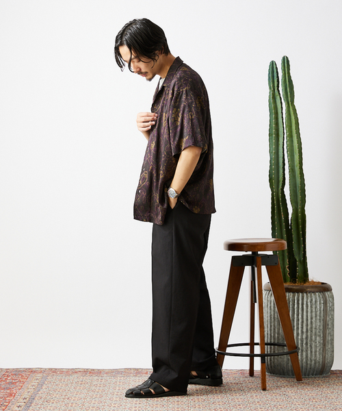 JOURNAL STANDARD(ジャーナルスタンダード)の「オクタワルツカルゼ タックインパンツ(スラックス・メンズ・チャコールグレー/ブラック/ベージュ/アイボリー・SMALL/MEDIUM/LARGE)」の15枚目の写真