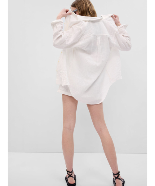 GAP（ギャップ）の「クリンクルガーゼ ウィークエンド チュニック 
