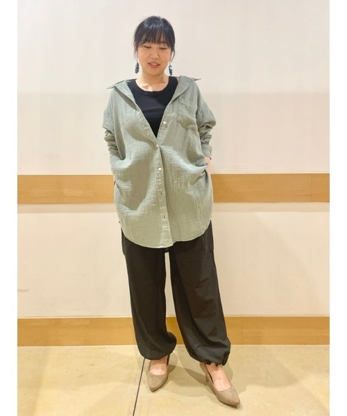 GAP（ギャップ）の「クリンクルガーゼ ウィークエンド チュニック 