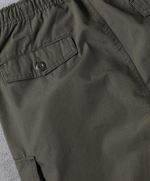 Right-on（ライトオン）の「ＴＣリップカーゴショーツ（カーゴパンツ・メンズ・オリーブ/ベージュ/ブラック・L/M/S/XL）」の6枚目の写真