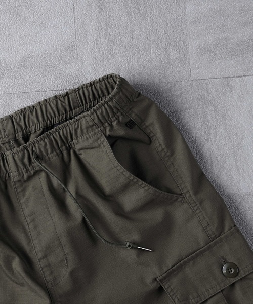 Right-on（ライトオン）の「ＴＣリップカーゴショーツ（カーゴパンツ・メンズ・オリーブ/ベージュ/ブラック・L/M/S/XL）」の7枚目の写真