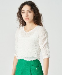 LOVELESS（ラブレス）の「バンピーカットトップス（Tシャツ/カットソー）」