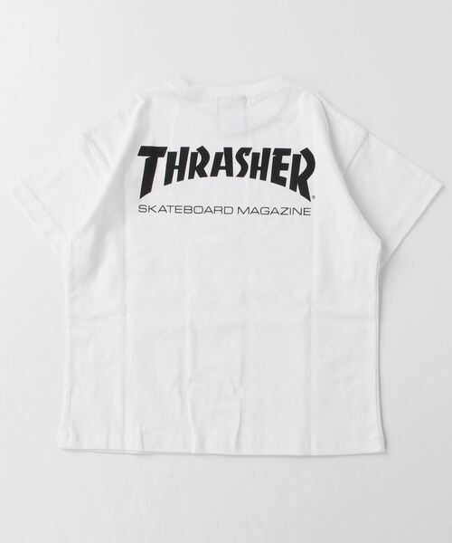 THRASHER(スラッシャー)の「THRASHER/スラッシャー キッズ Tシャツ THRASHER MAG TEE 23MS418-42(Tシャツ/カットソー・キッズ・ホワイト/ブラック/ダークグリーン・160cm/130cm/150cm/140cm)」の1枚目の写真