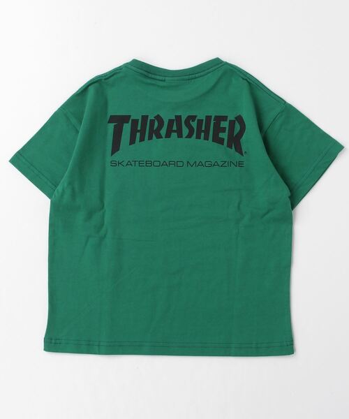 THRASHER(スラッシャー)の「THRASHER/スラッシャー キッズ Tシャツ THRASHER MAG TEE 23MS418-42(Tシャツ/カットソー・キッズ・ホワイト/ブラック/ダークグリーン・160cm/130cm/150cm/140cm)」の3枚目の写真