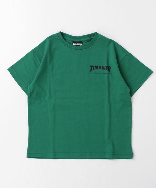 THRASHER(スラッシャー)の「THRASHER/スラッシャー キッズ Tシャツ THRASHER MAG TEE 23MS418-42(Tシャツ/カットソー・キッズ・ホワイト/ブラック/ダークグリーン・160cm/130cm/150cm/140cm)」の9枚目の写真