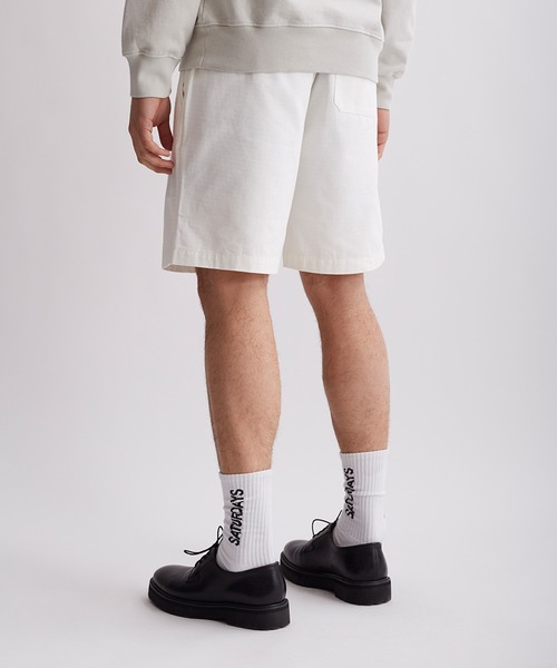 Saturdays NYC(サタデーズ ニューヨークシティ )の「Keigo Cotton Ripstop Short(その他パンツ・メンズ・オフホワイト/ベージュ・X-SMALL/S/M/L/XL)」の5枚目の写真