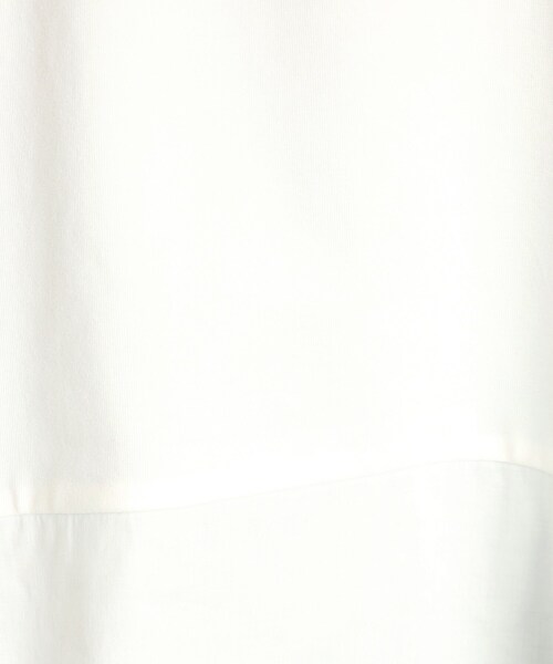 DRESKIP（ドレスキップ）の「◆裾異素材&フレア ふんわりトップス（Tシャツ/カットソー・レディース・オフホワイト/オリーブ/ブルー/ブラック・02/03/04）」の21枚目の写真