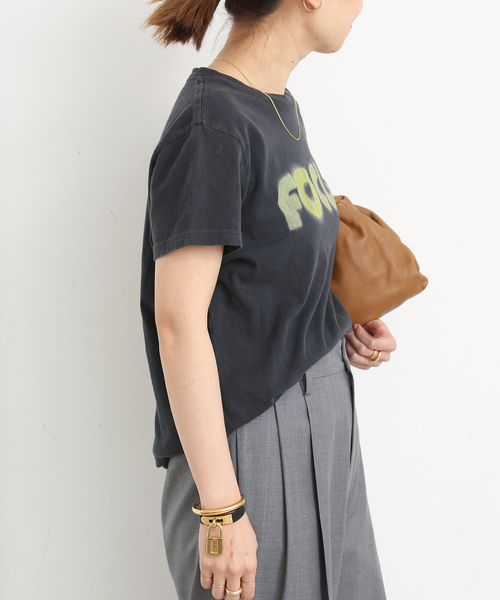 mother（マザー）の「【MOTHER/マザー】 FOCUS Tシャツ（Tシャツ/カットソー・レディース・ブラック・FREE）」の2枚目の写真