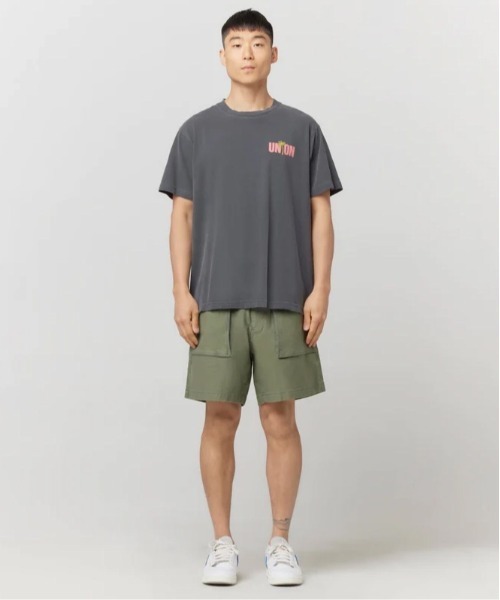 UNION（UNION TOKYO）（ユニオン）の「UNION ORIGINAL WHA GWAAN S/S TEE ユニオン Tシャツ（Tシャツ/カットソー・メンズ・ピンク/ブラック・SMALL/LARGE/MEDIUM/XX-LARGE/X-LARGE）」の19枚目の写真