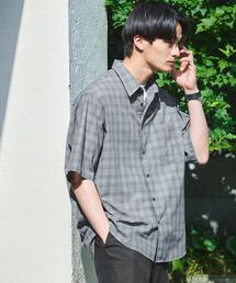 green label relaxing | ボイルローン チェック ジャストルーズ シャツ(シャツ/ブラウス)