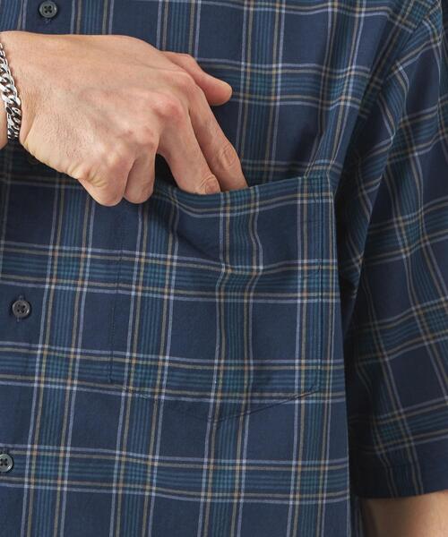 green label relaxing（グリーンレーベルリラクシング）の「ボイルローン チェック ジャストルーズ シャツ（シャツ/ブラウス・メンズ・グレー/ネイビー・S/L/XL/M）」の14枚目の写真