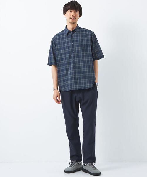 green label relaxing（グリーンレーベルリラクシング）の「ボイルローン チェック ジャストルーズ シャツ（シャツ/ブラウス・メンズ・グレー/ネイビー・S/L/XL/M）」の16枚目の写真