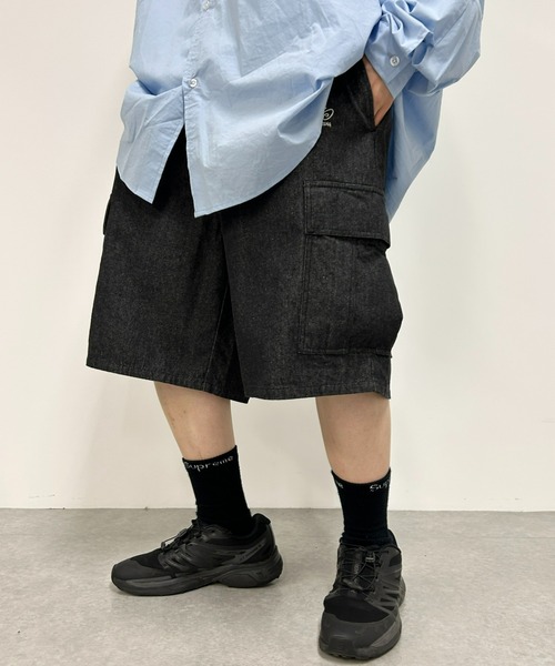 WHO'S WHO gallery(フーズフーギャラリー)の「COOPER FACTカーゴショーツ(カーゴパンツ・メンズ・ブラック/インディゴブルー/サックスブルー/ネイビー/ベージュ・FREE)」の1枚目の写真