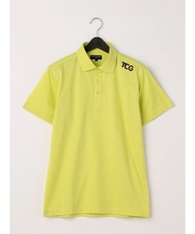 TRANS CONTINENTS（トランスコンチネンツ）の「TRANS CONTINENTS【ゴルフ】ポロシャツ　セミワイドカラー　無地調　ホワイト/グリーン/ネイビー（ポロシャツ）」