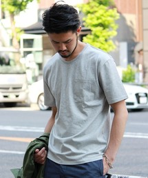 EDIFICE | ◇ダブルシルケットクルーネックＴシャツ(Tシャツ/カットソー)