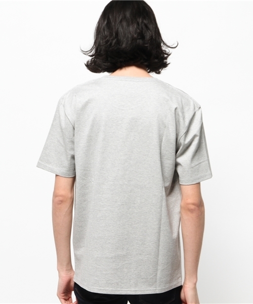 EDIFICE(エディフィス)の「◇ダブルシルケットクルーネックTシャツ(Tシャツ/カットソー・メンズ・チャコールグレー/ホワイト/カーキ/ネイビー・44/46/48)」の7枚目の写真