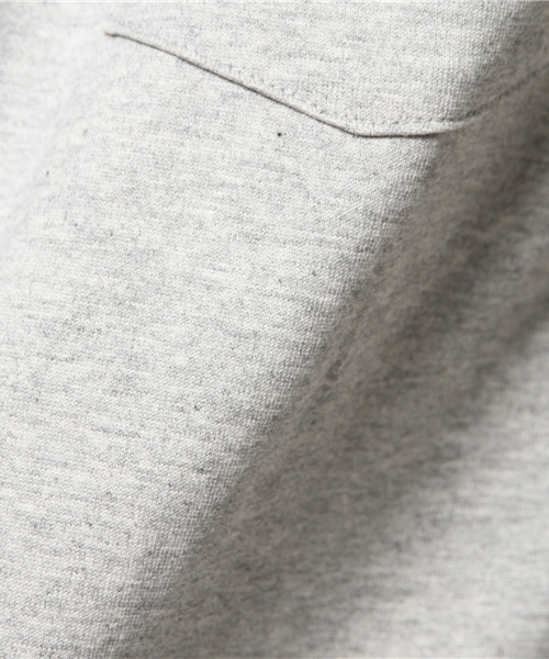 EDIFICE(エディフィス)の「◇ダブルシルケットクルーネックTシャツ(Tシャツ/カットソー・メンズ・チャコールグレー/ホワイト/カーキ/ネイビー・44/46/48)」の11枚目の写真