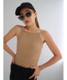 TRUNC | Rib Line Cross Camisole(キャミソール)