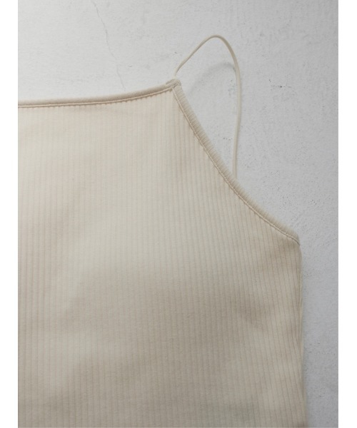 TRUNC（トランクエイティーエイト）の「Rib Line Cross Camisole（キャミソール・レディース・ベージュ・FREE）」の21枚目の写真