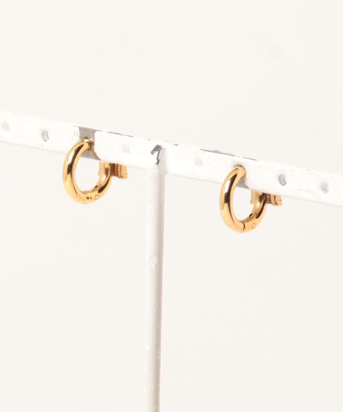 Phoebe（フィービィー）の「【金属アレルギー対応】ビジューカドルフープイヤリング/サージカルステンレス（イヤリング・レディース・イエローゴールド・FREE）」の2枚目の写真