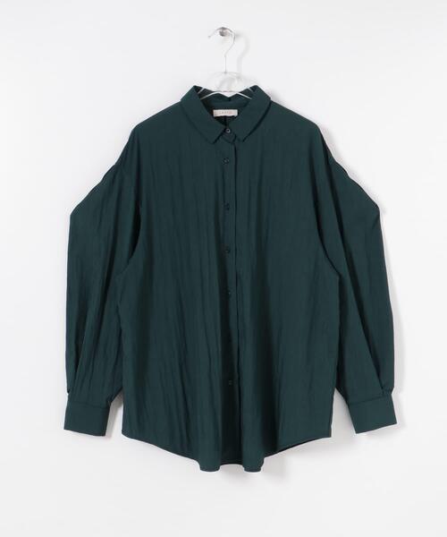 LAATO(ラート)の「JELLYFISH BLOUSE(シャツ/ブラウス・レディース・ベージュ/グリーン・FREE)」の5枚目の写真